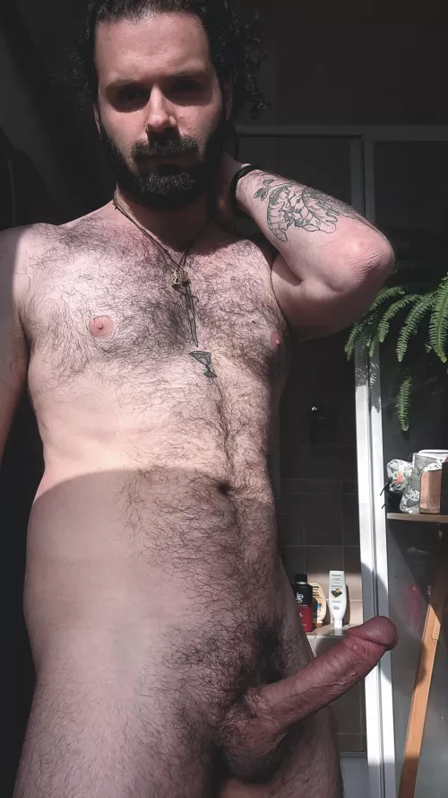 Getting ready for a shower, are you joining me?