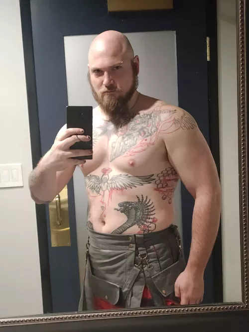 Go ahead, find out what's under the kilt.