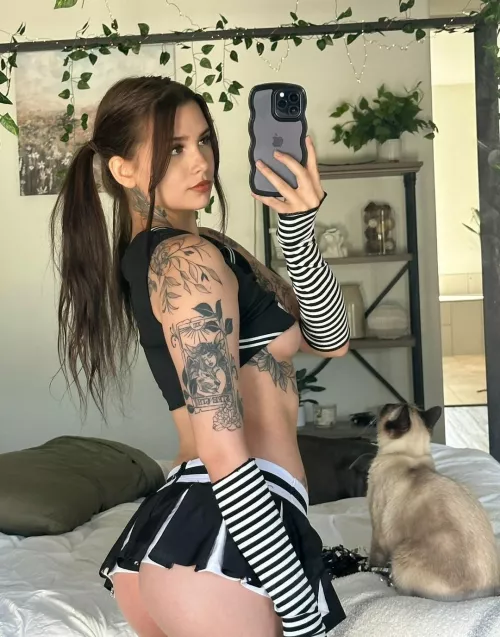 Hope you like my skirt