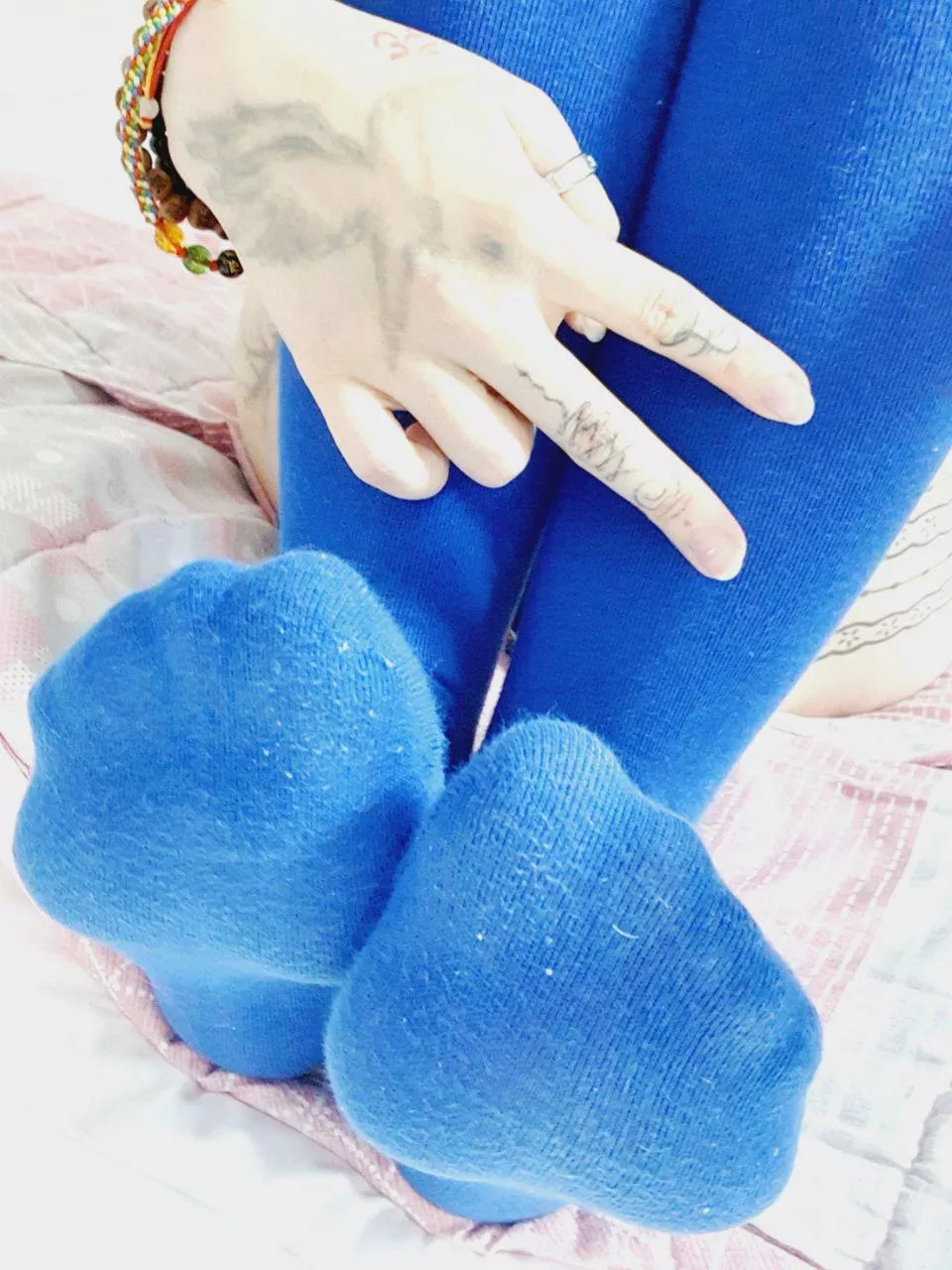 i was in hurry to show you my new socks [f]