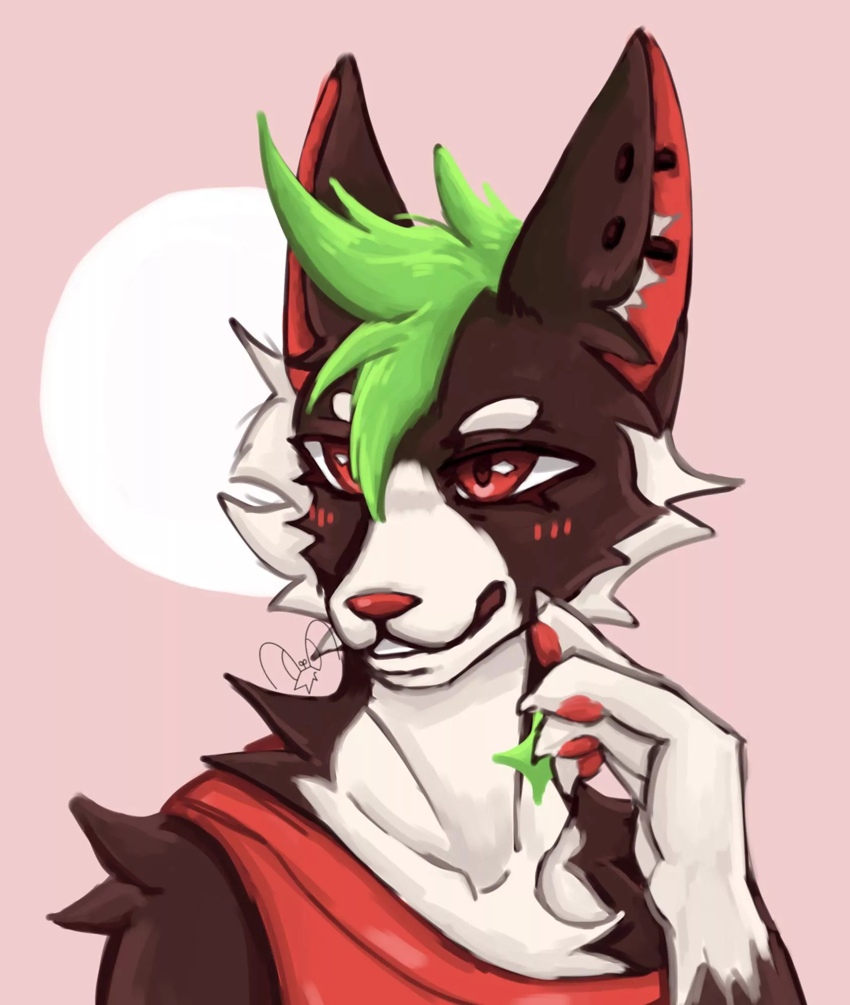 I wonder what is he looking at with such lovely eyes