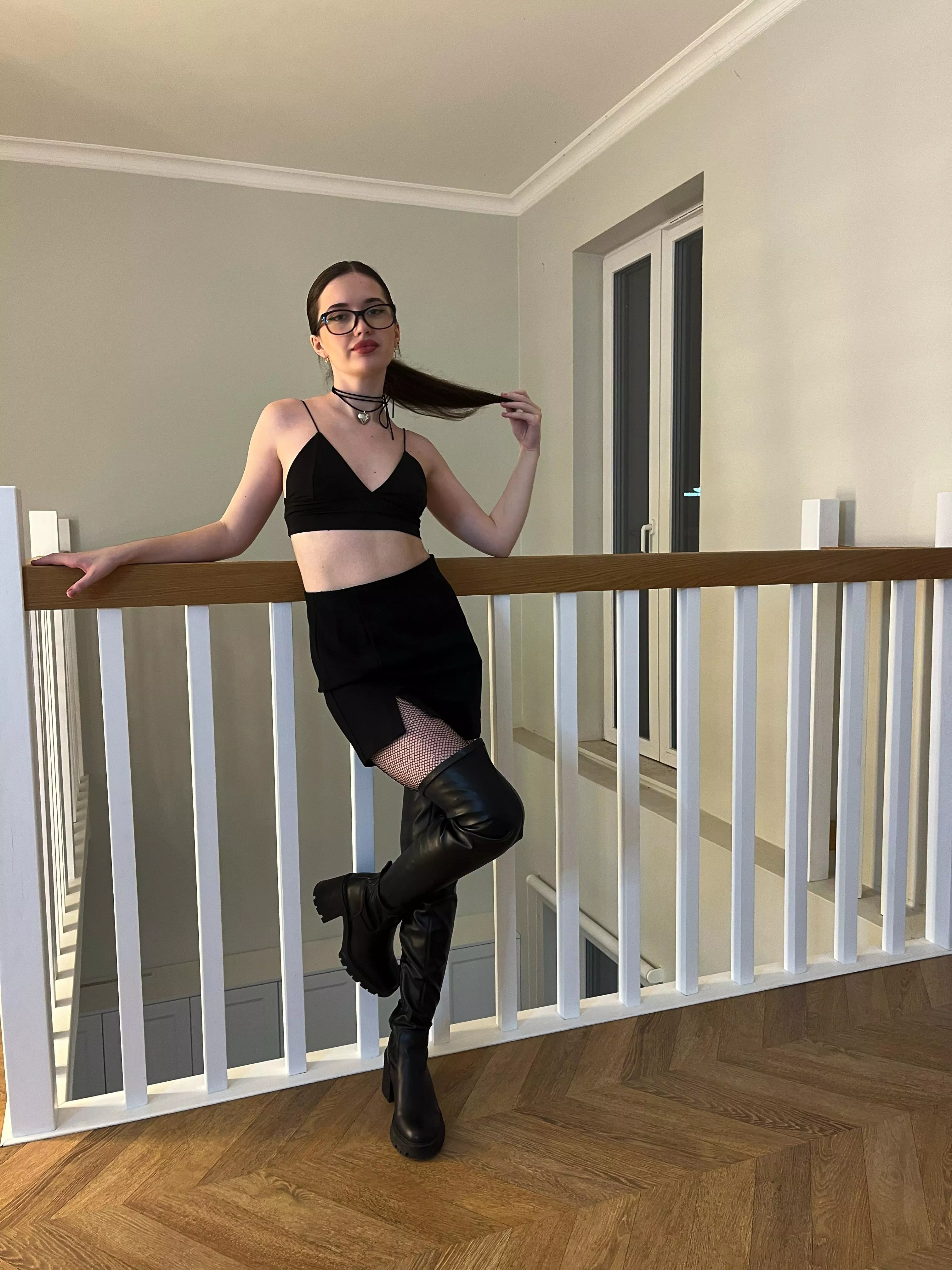 I'm ready to be punished for skipping school daddy