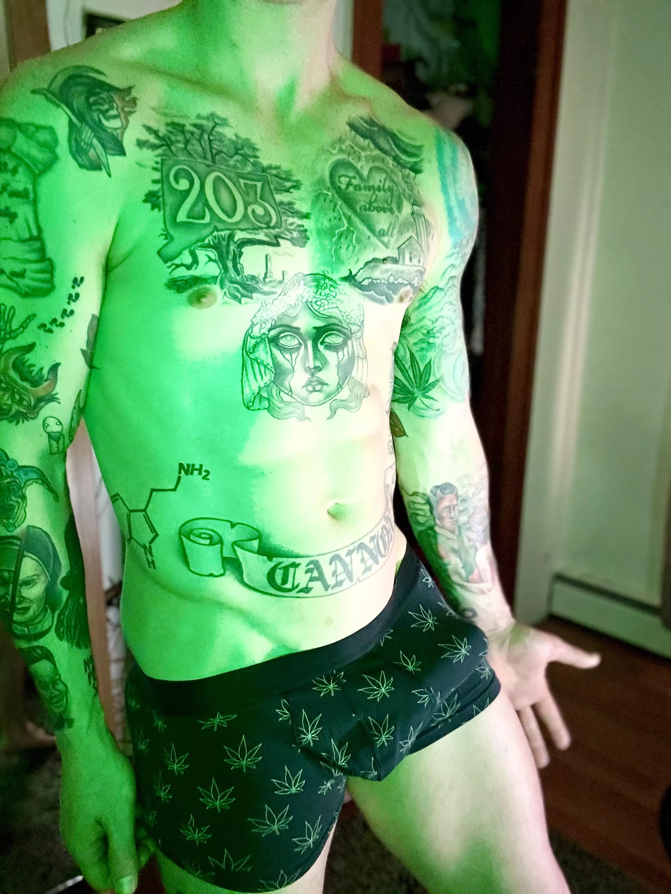 Love my weed leaf briefs 🩲