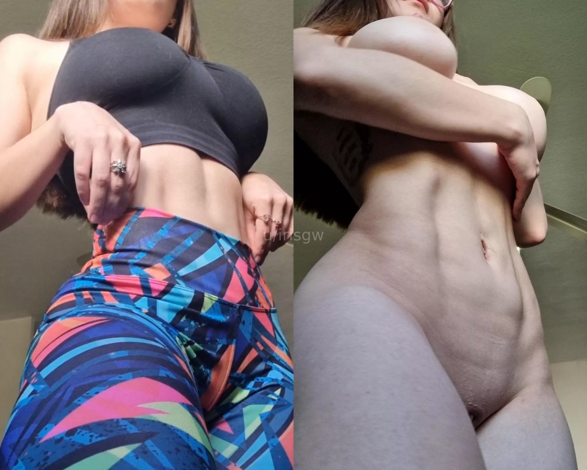 Minding my own business on the way to the gym