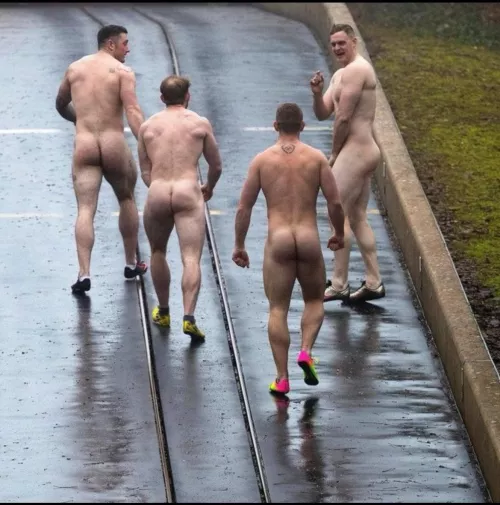 Morning run with the boys