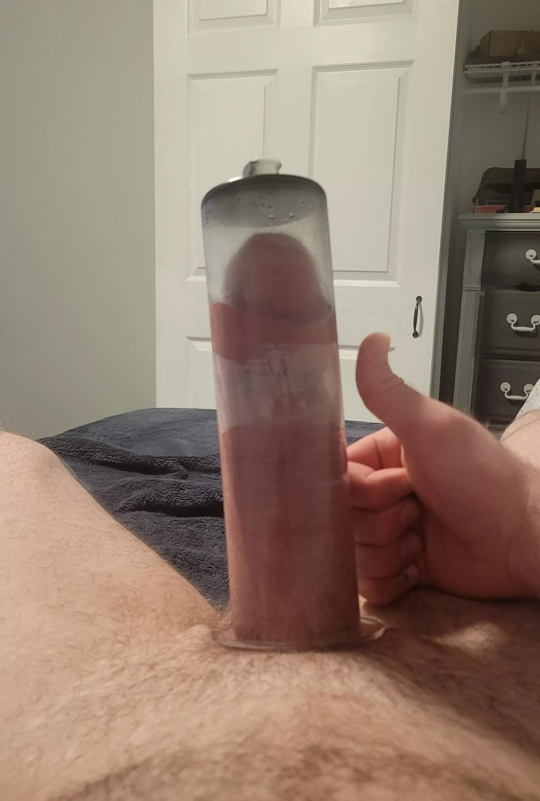 My already MONSTER cock loves swelling to try and fill the whole 9×2.25