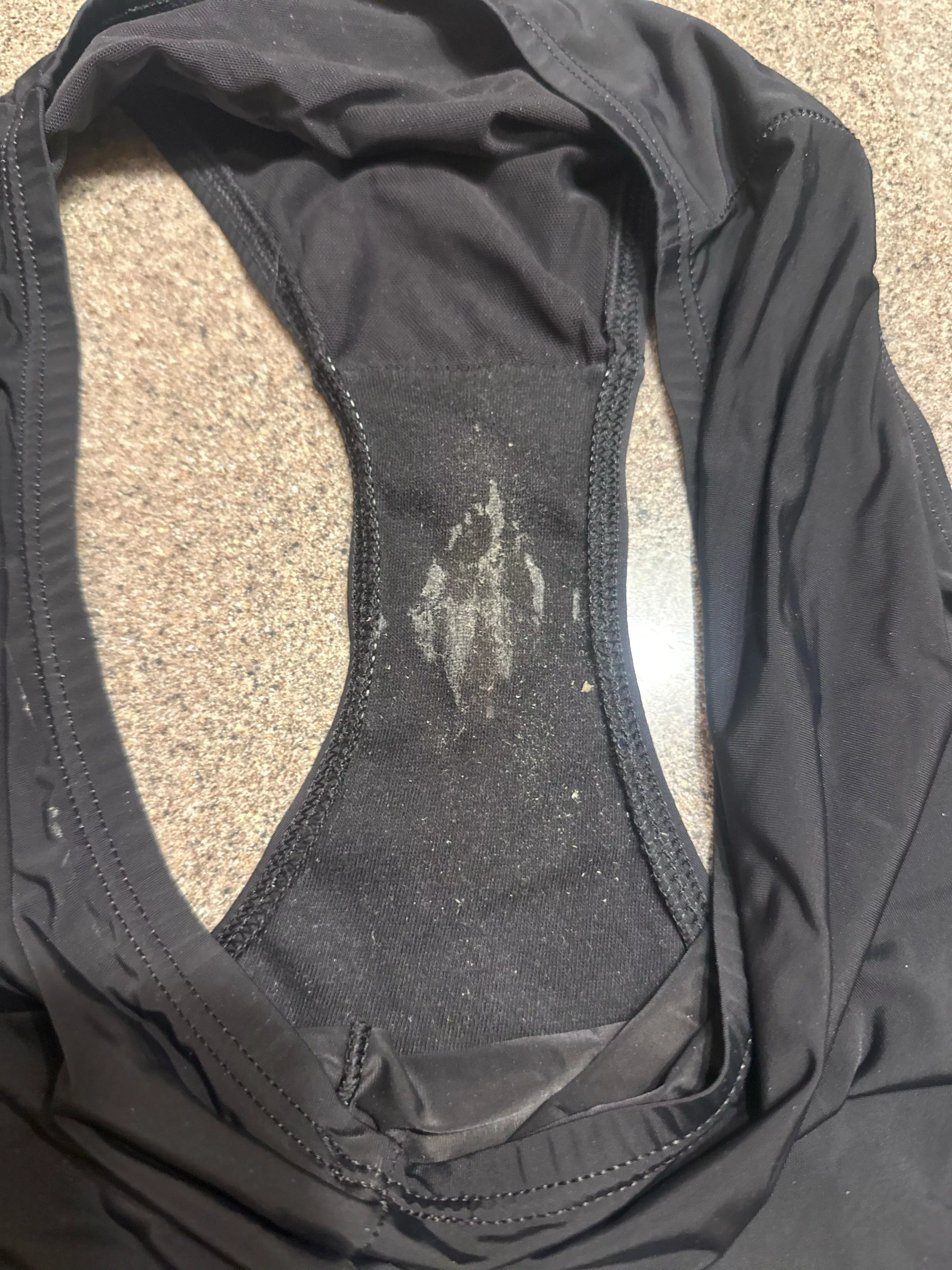 My favorite dirty black panties