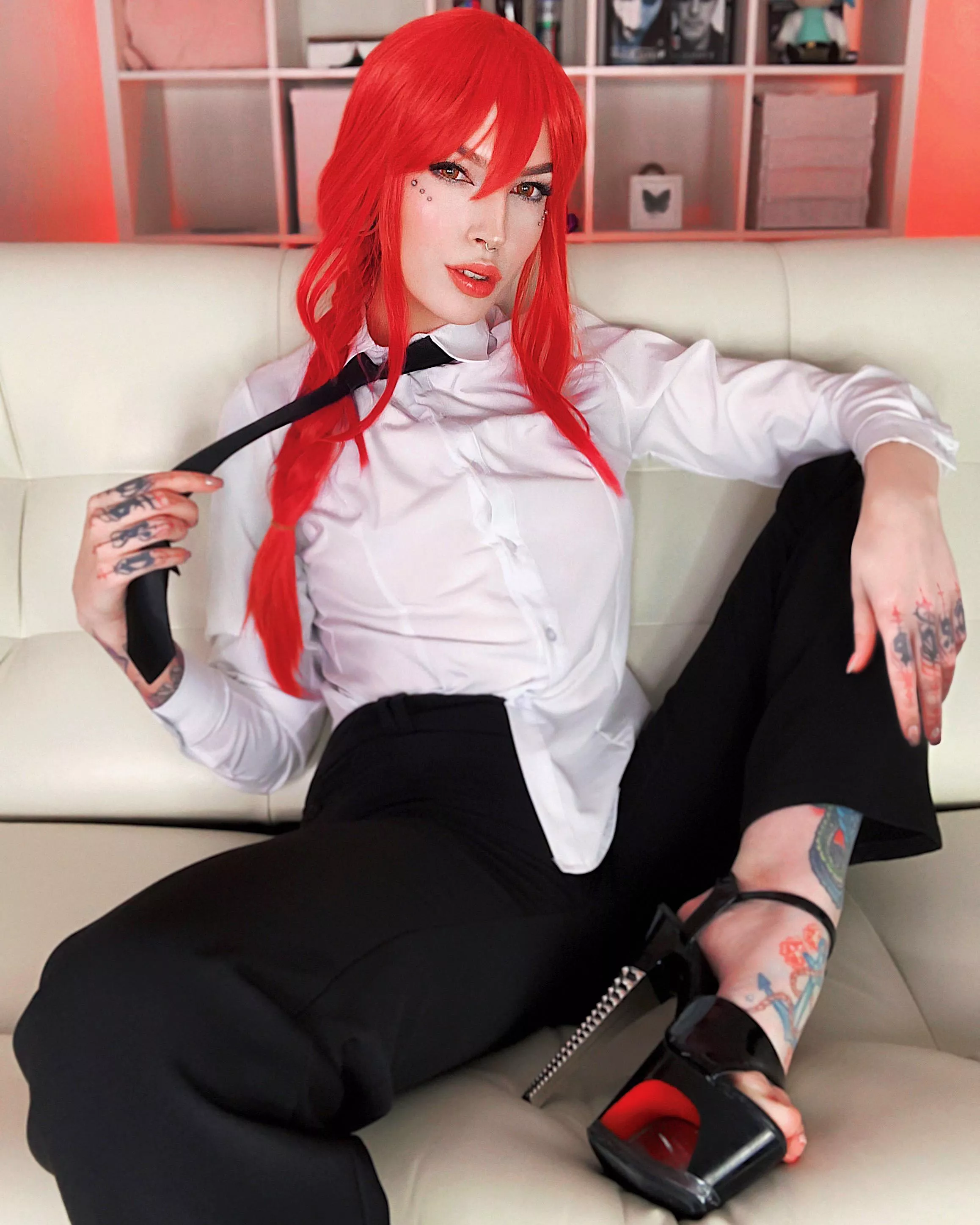 My red hair is so bright