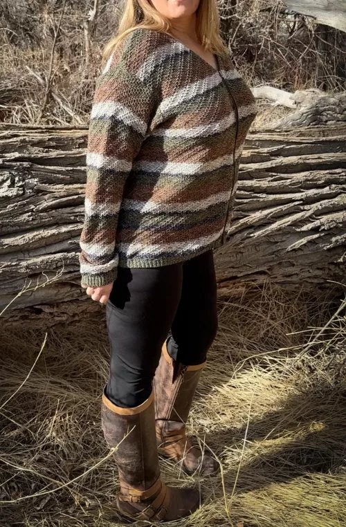 My sweater kittens are a little chilly, but they want to get out…