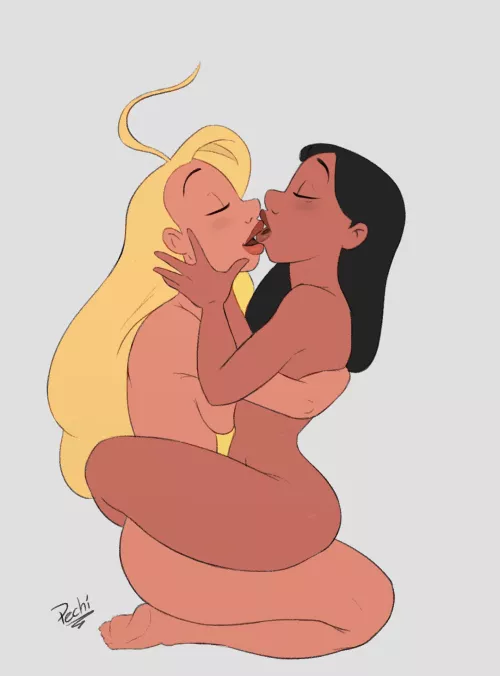 Nani & Lifeguard (Pechi) [Lilo & Stitch]