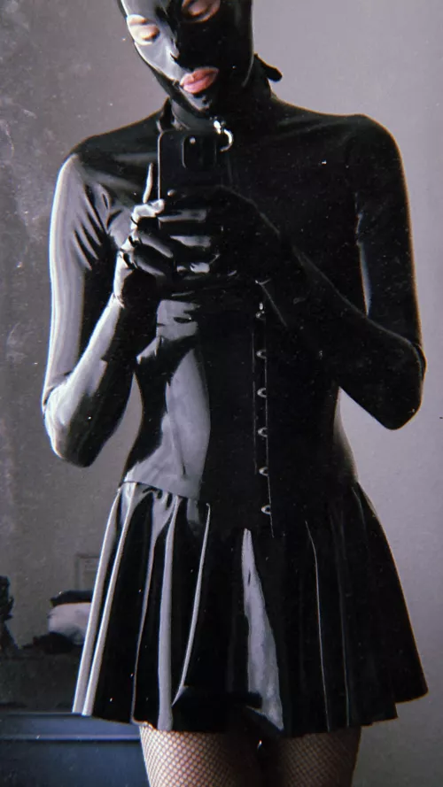 [OC] rubber drone in a latex corset