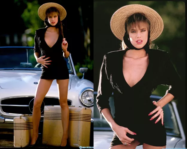 October 90 Penthouse Pet Kelly Jackson. She later became porn legend Racquel Darrian