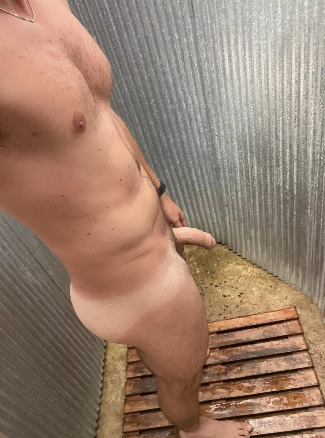 Outdoor shower softie