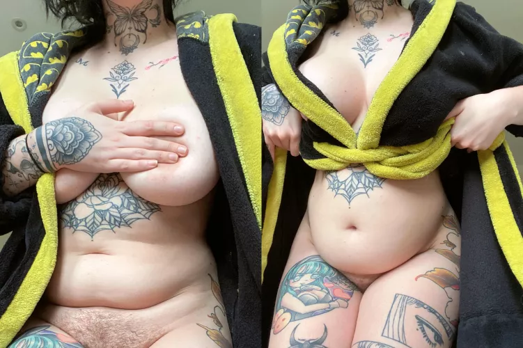 Sucking in and relaxed, I guess I can’t hide my weight gain anymore