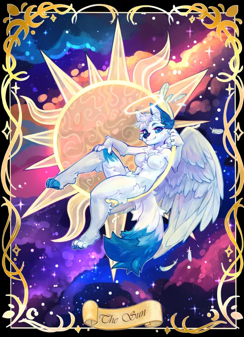 The Sun (art by me @kayphiart)