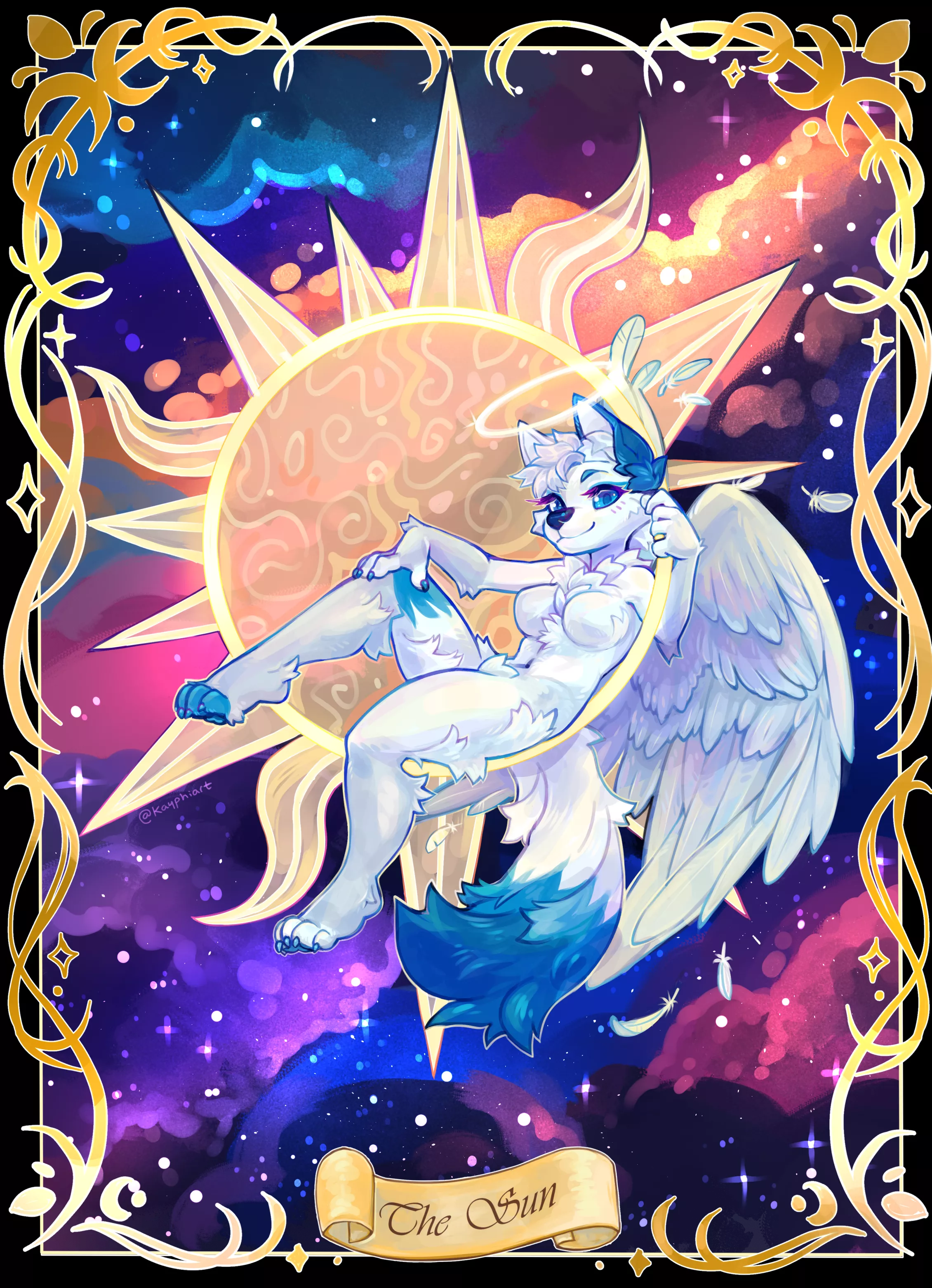 The Sun (art by me @kayphiart)