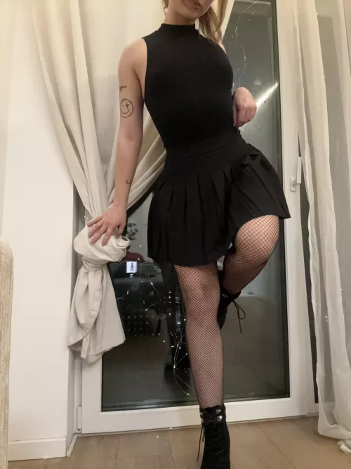 There is something very bouncy and with no panties under my skirt.. ;)