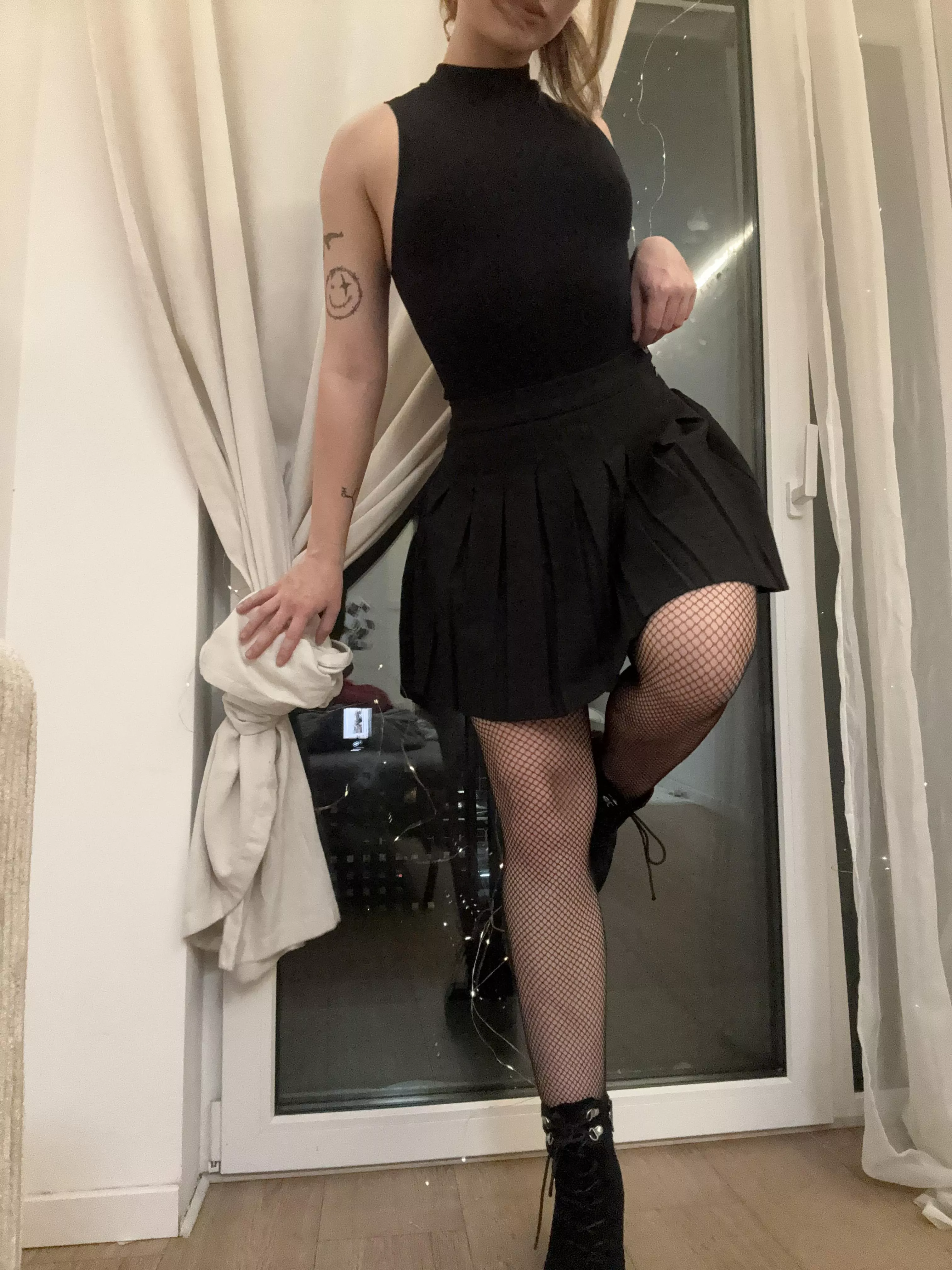 There is something very bouncy and with no panties under my skirt.. ;)