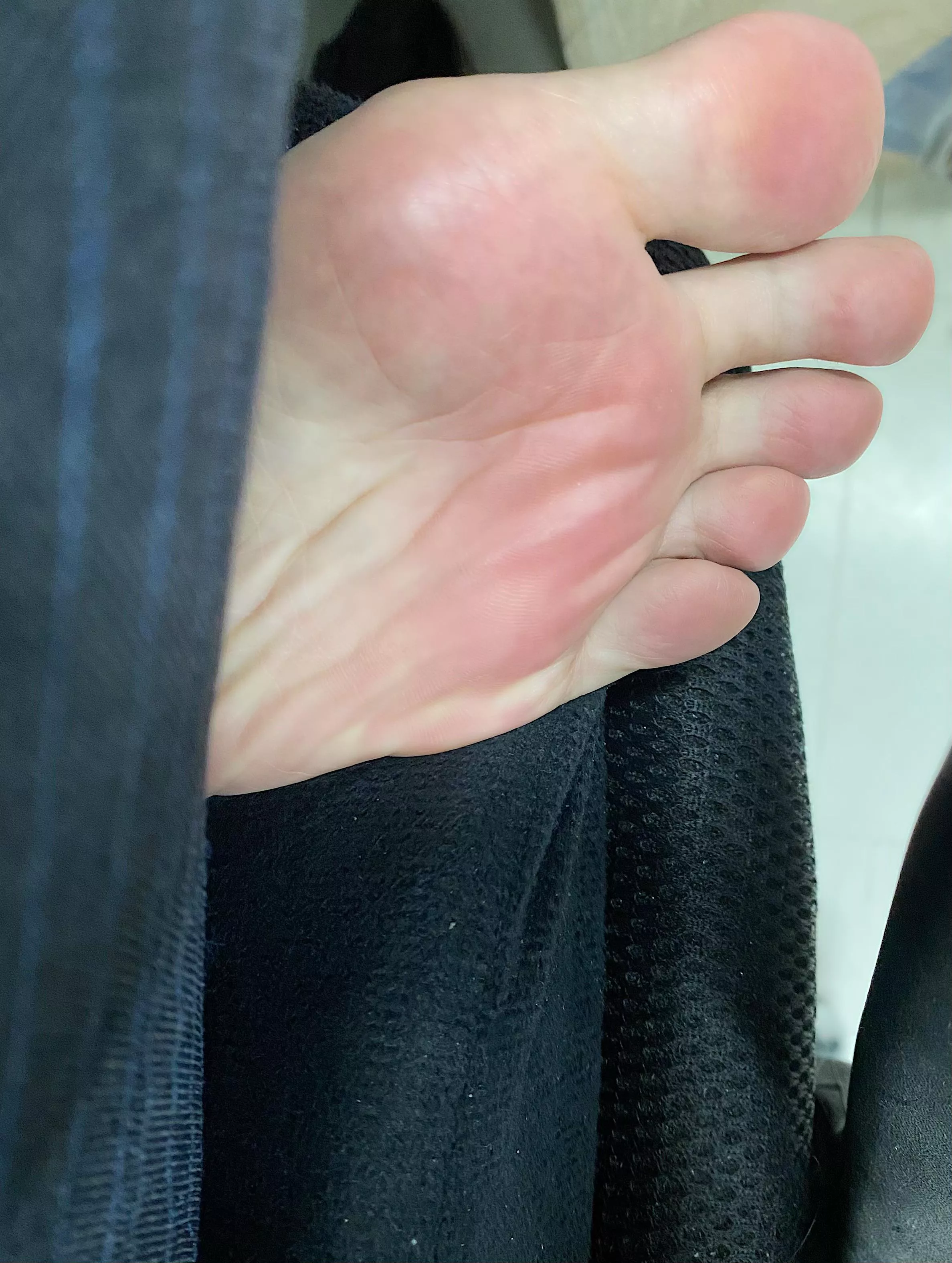 This is how I sit when I’m stressed at work. 