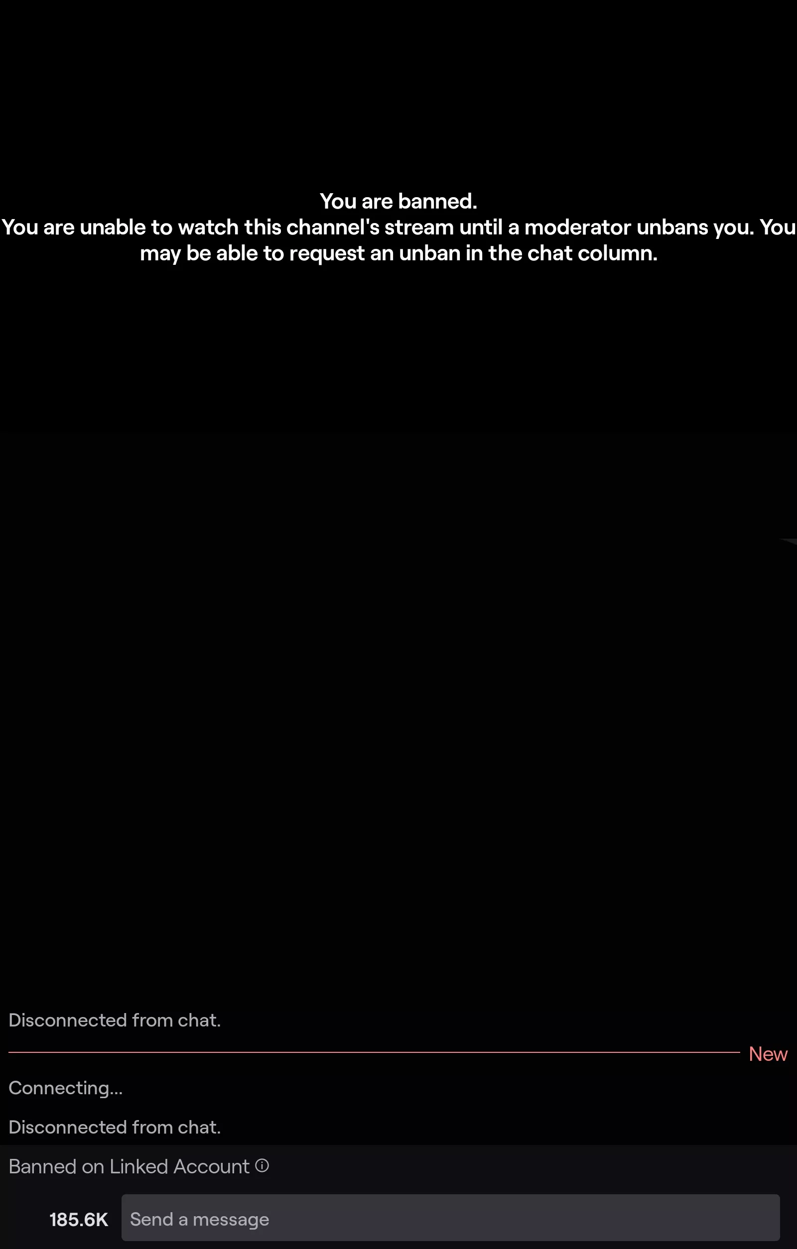 This just happened on my #1 fav streamer since 2018 & my most watched in 2022 & 2023.(?)