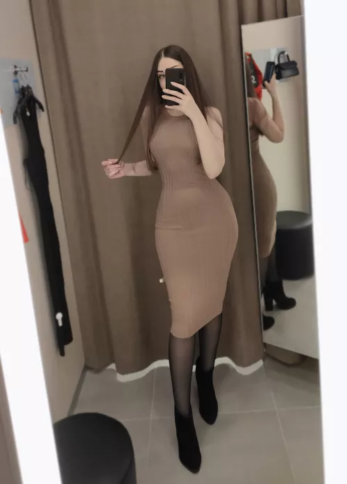 Tight and tight dress, so sexy 