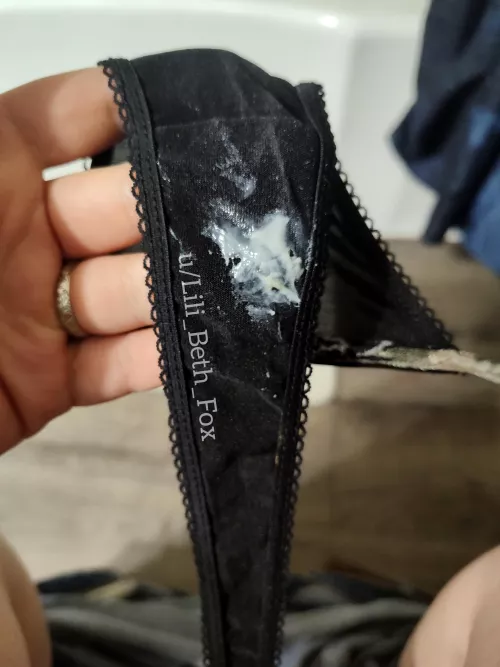 Tiny thong... Extra wet!