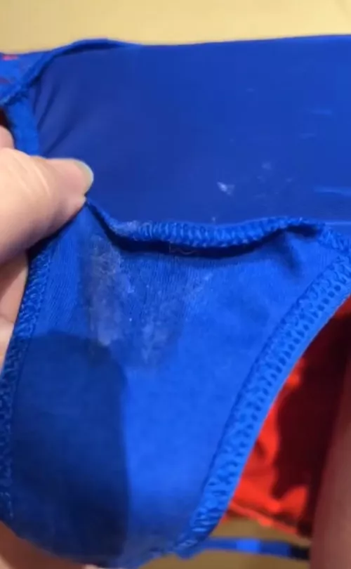 When they want to see what they’ve done after sexting all evening 