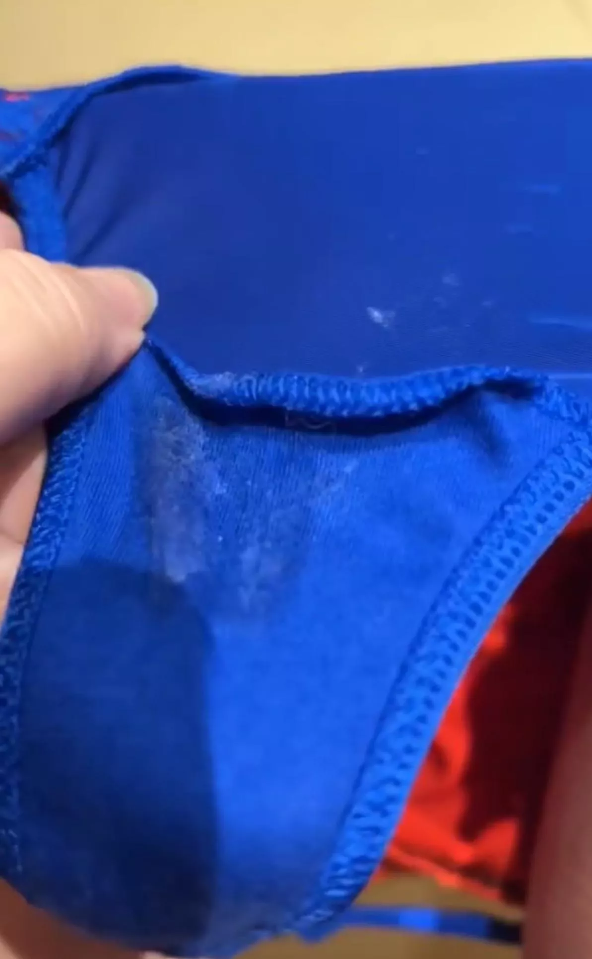 When they want to see what they’ve done after sexting all evening 