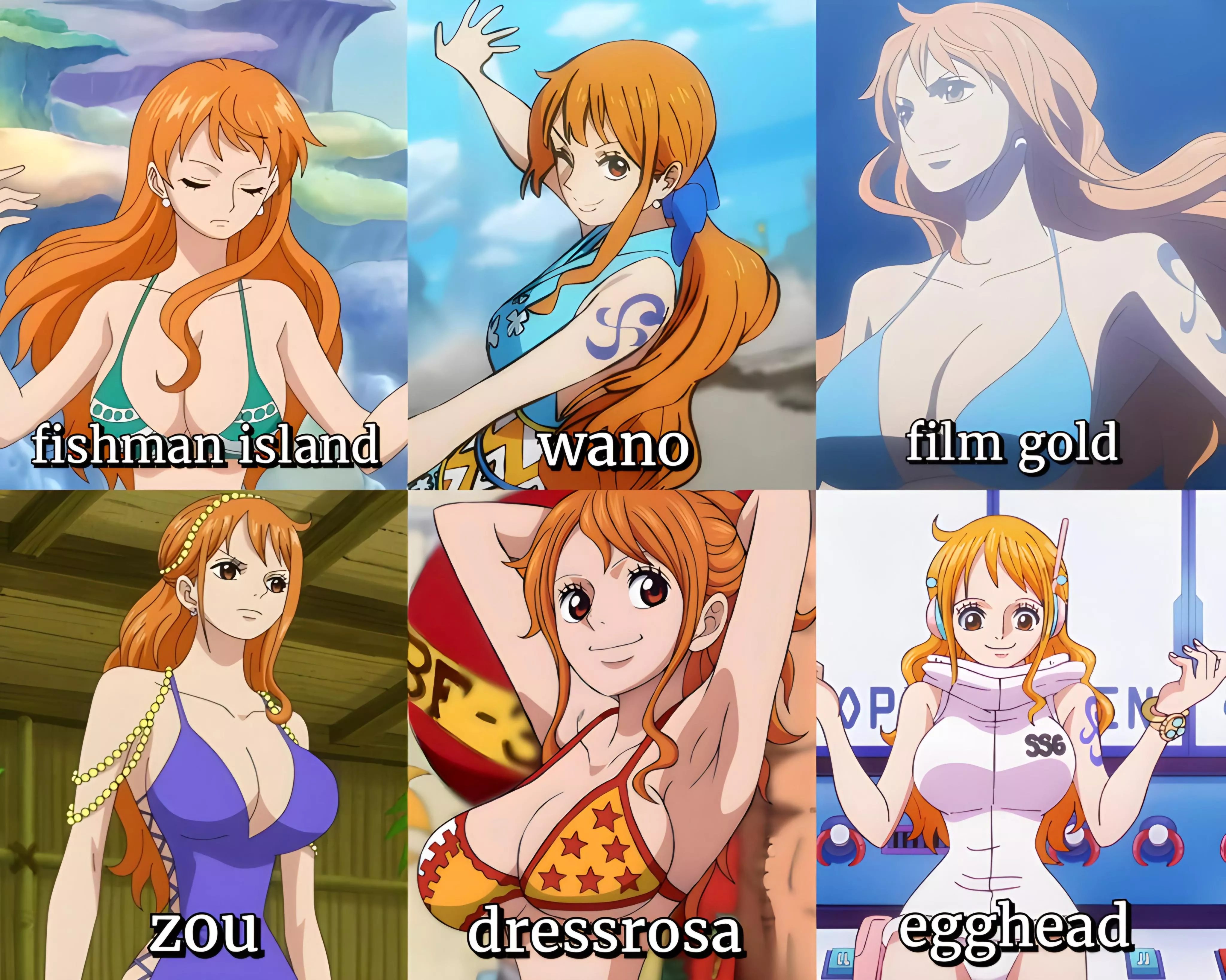 Which Nami outfit you liked the MOST? 🤤😍
