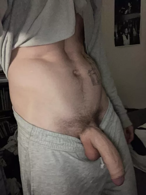 Would you suck my semi if you pulled it out my sweatpants? 