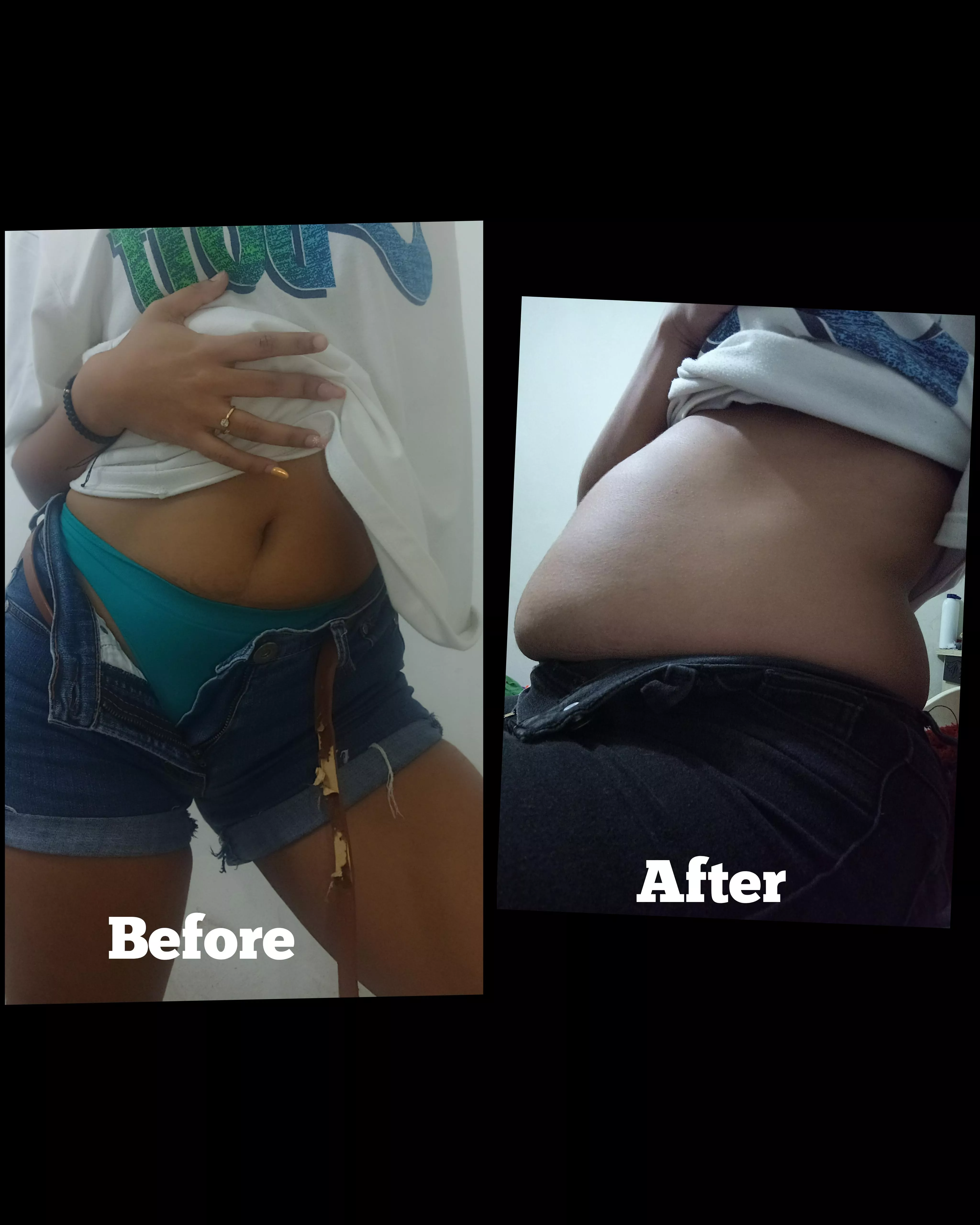 You can see the change 😏🐷🥰