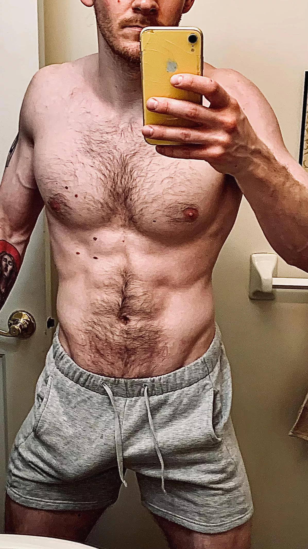 You like my gym shorts?