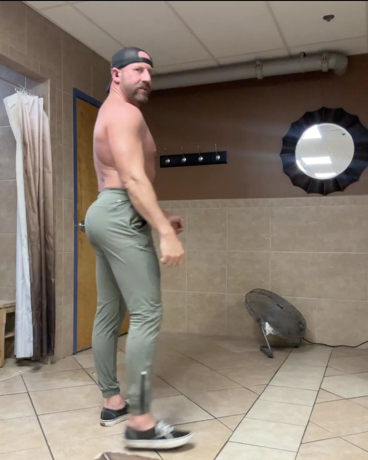 You should feel how firm it is