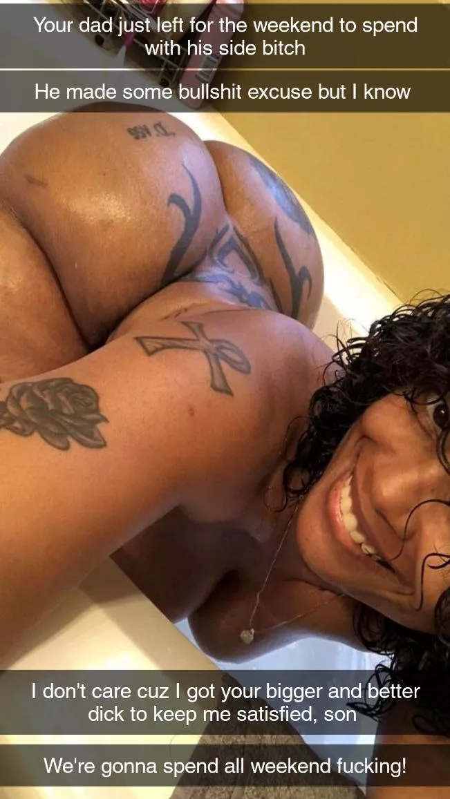 Your dad is cheating on your mom so your mom is cheating on him with you