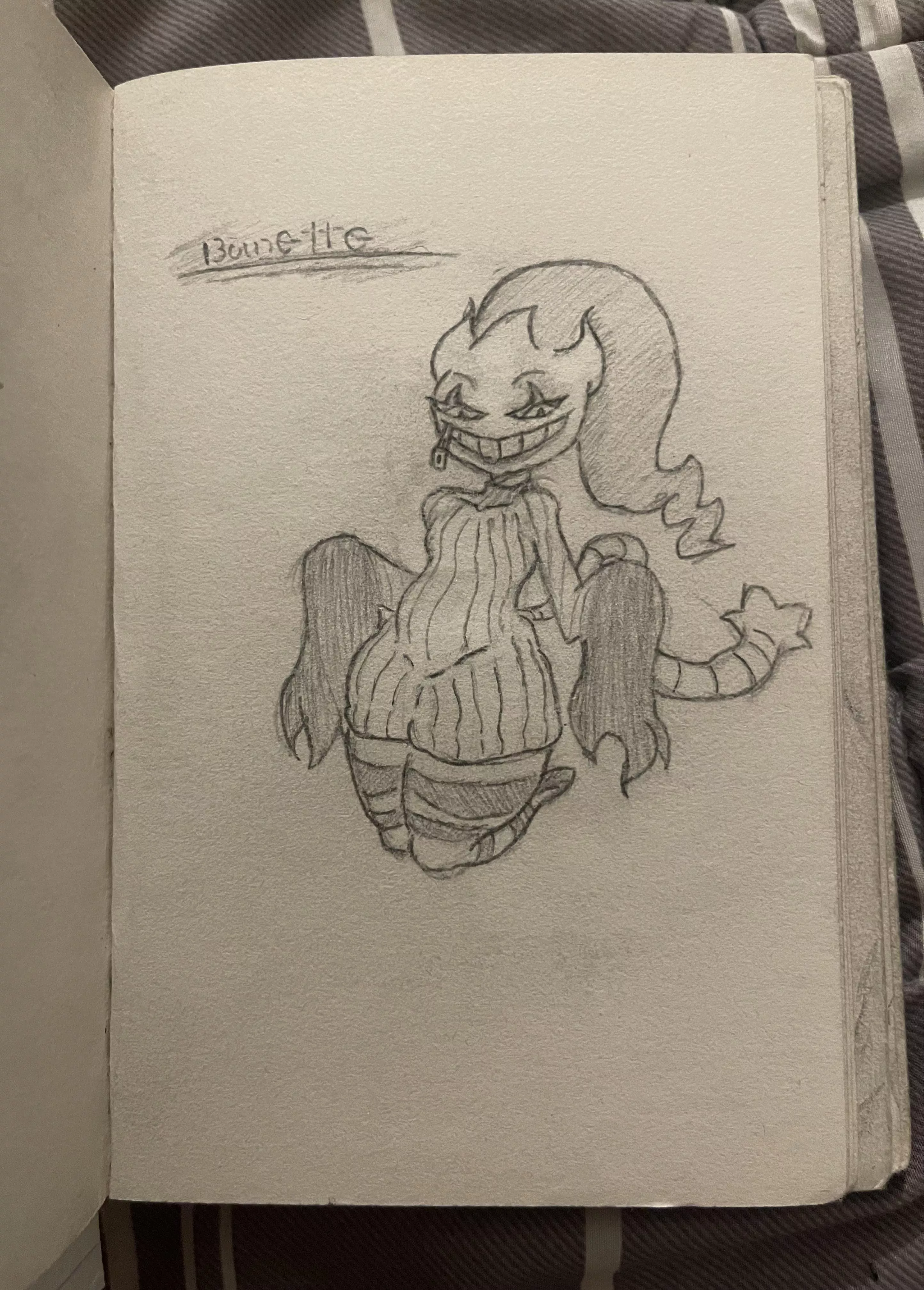 A lot of folks favorite monster poke girl design                      Banette.