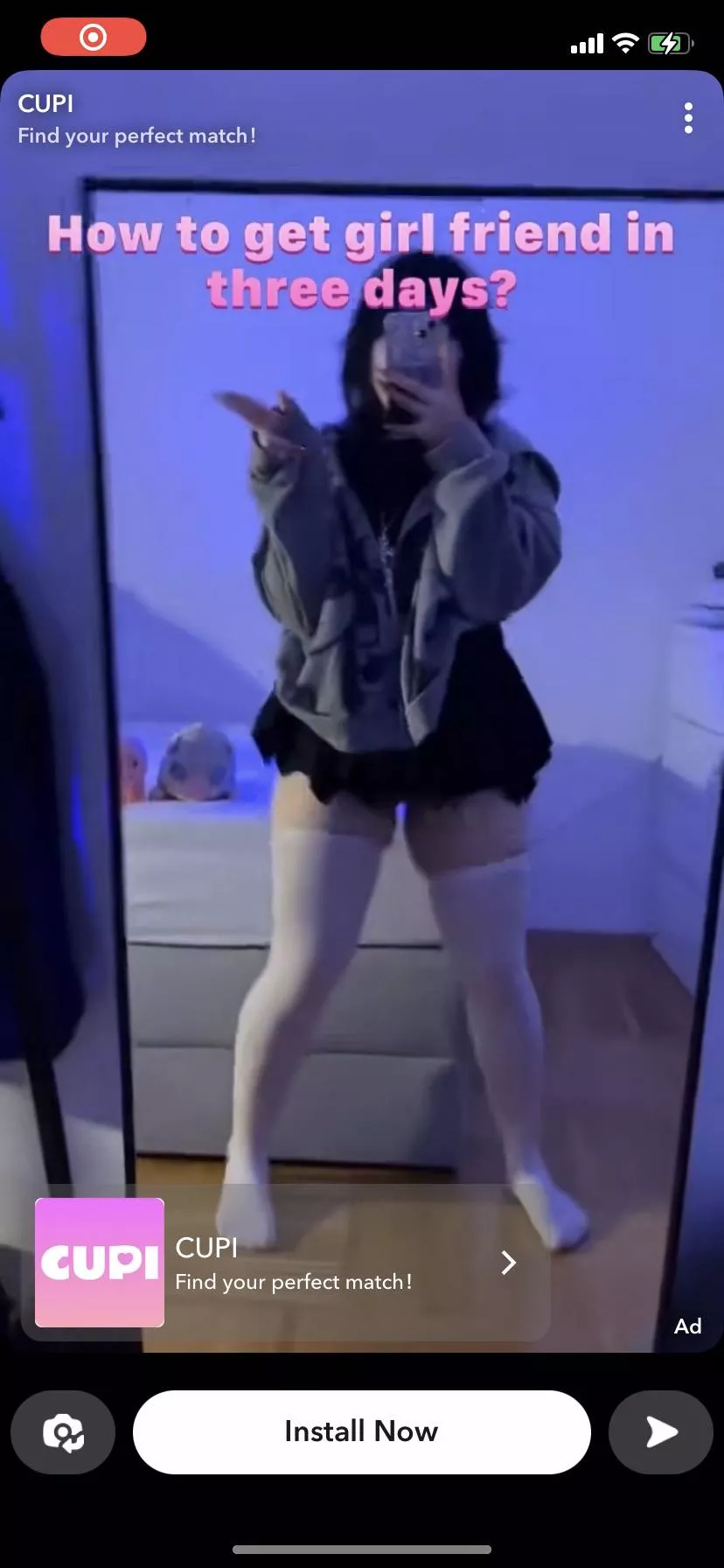 Anyone ever seen this ad? Or the thiccc girl in it?