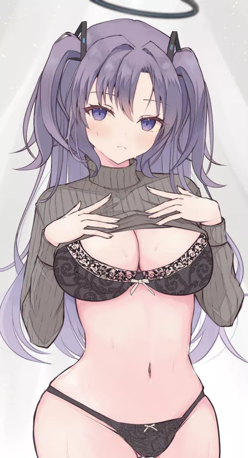 Cute and sexy angel waifu