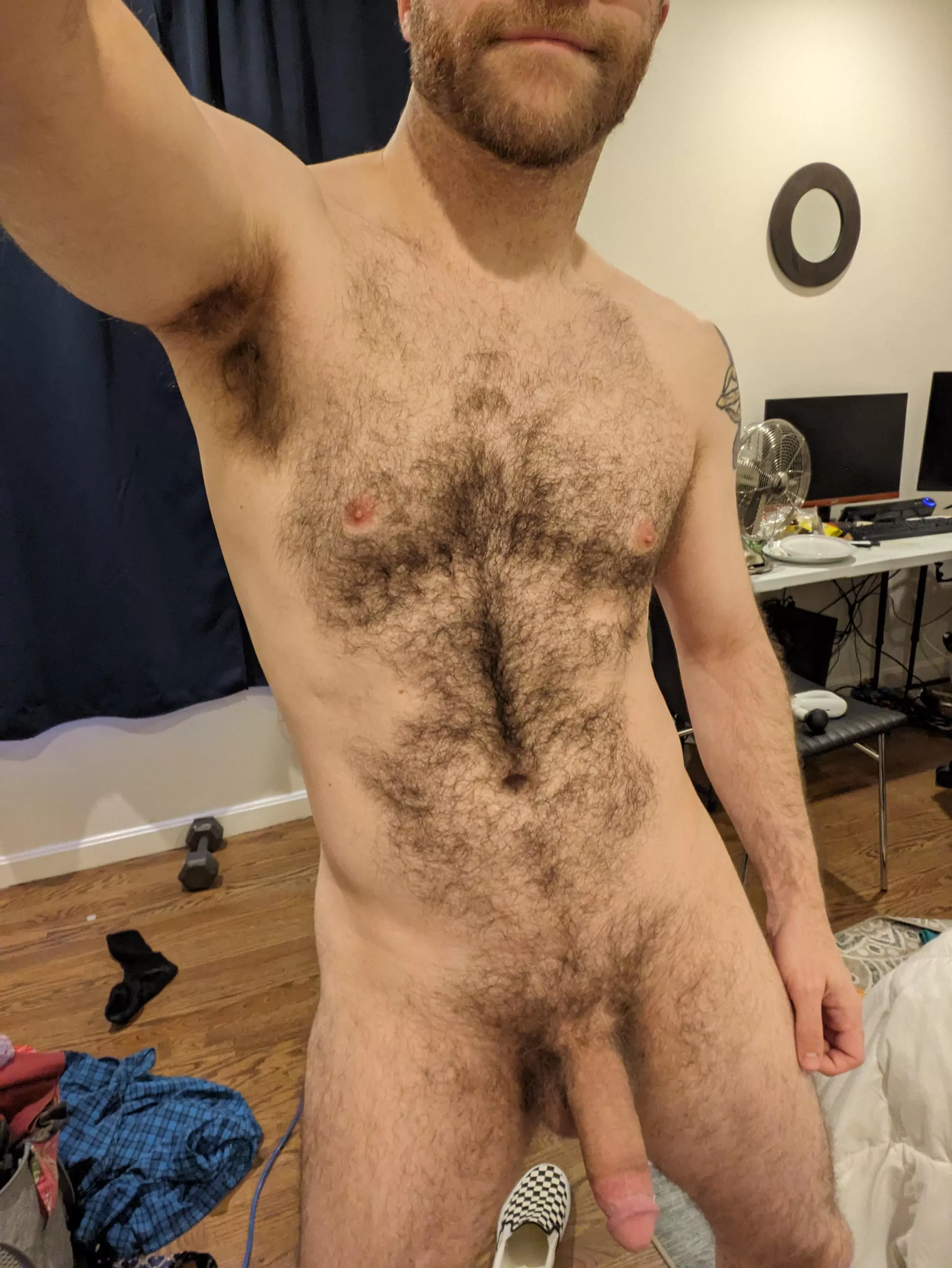 Dirty boy; messy room