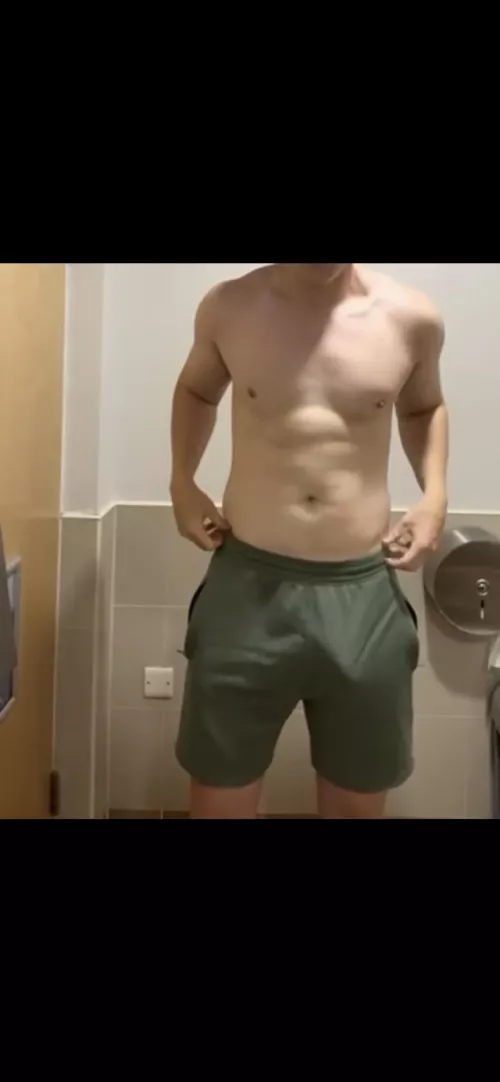 Hard to hide at the gym 