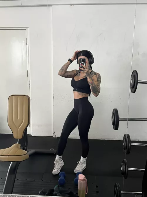 Hot sweaty workout today