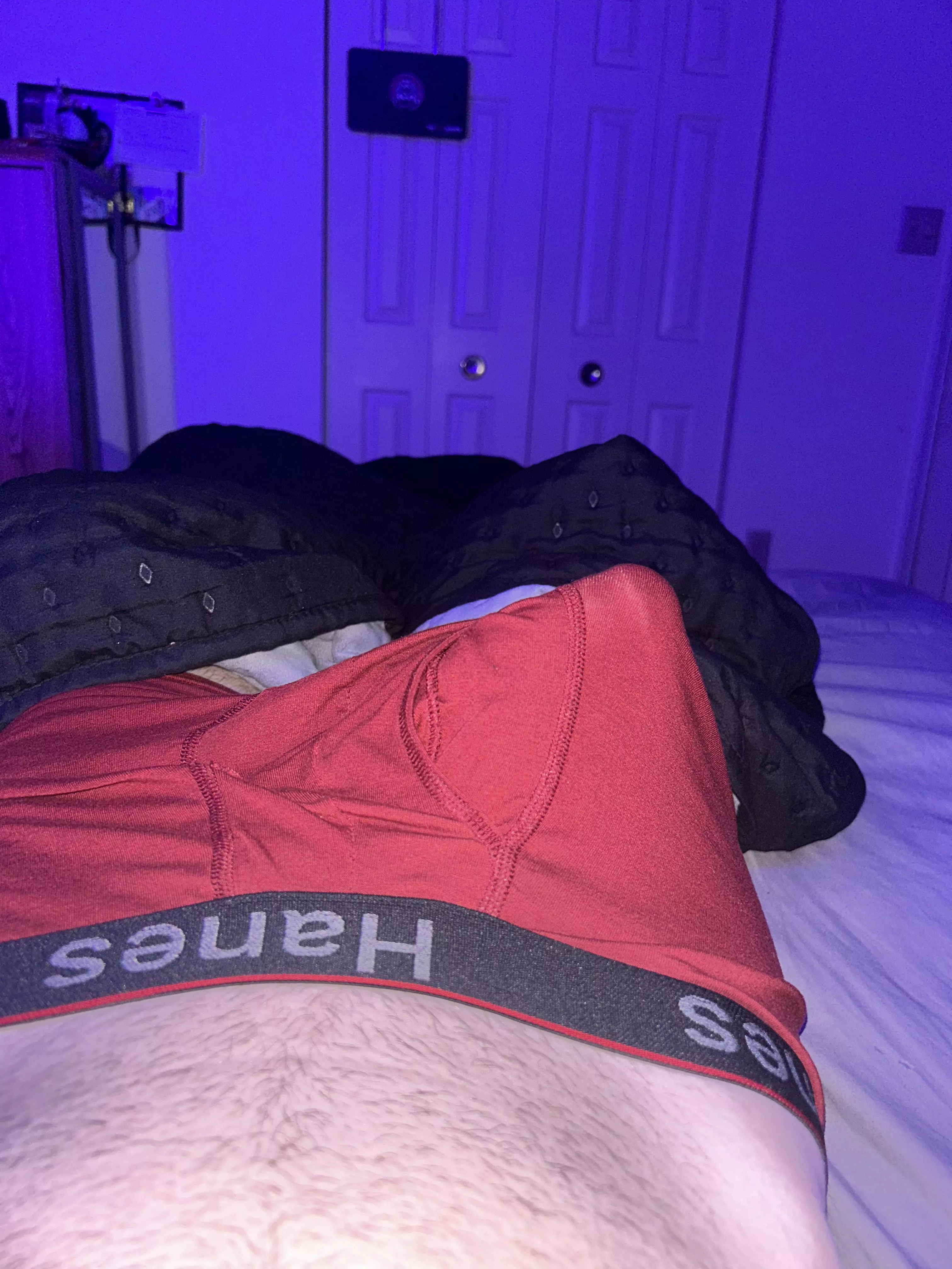 I juts woke up and boom