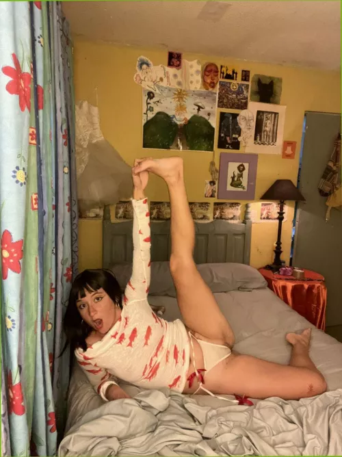 I look so innocent on campus but when I get home…