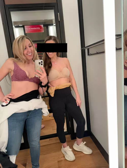 I love going shopping with my bestie