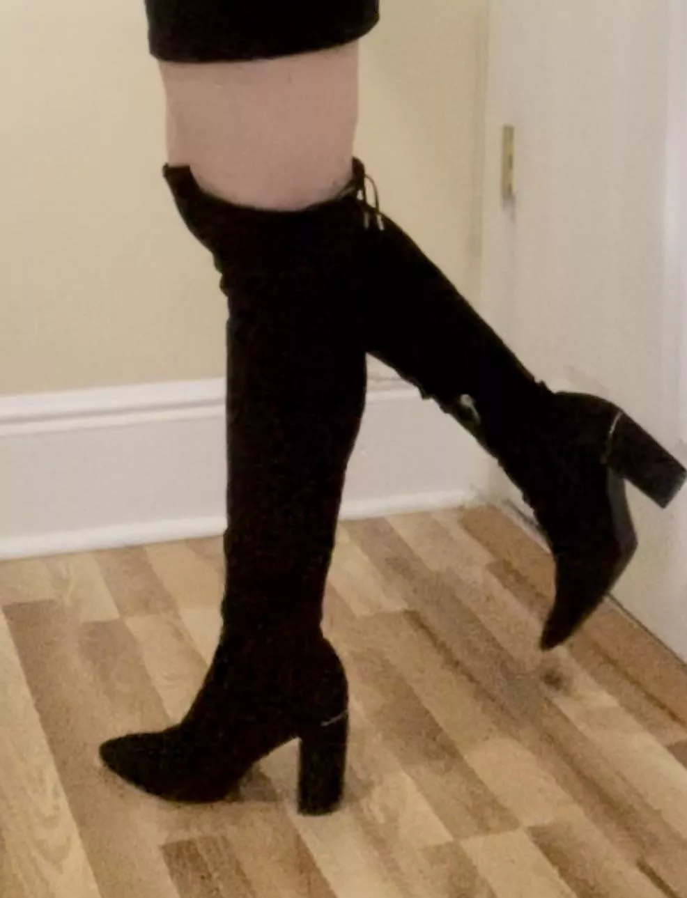 I love wearing these boots on girls night
