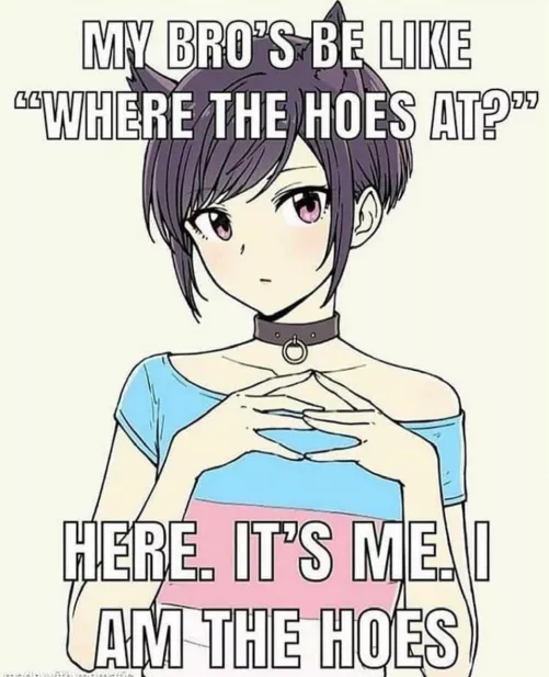 It's me. I am the hoes