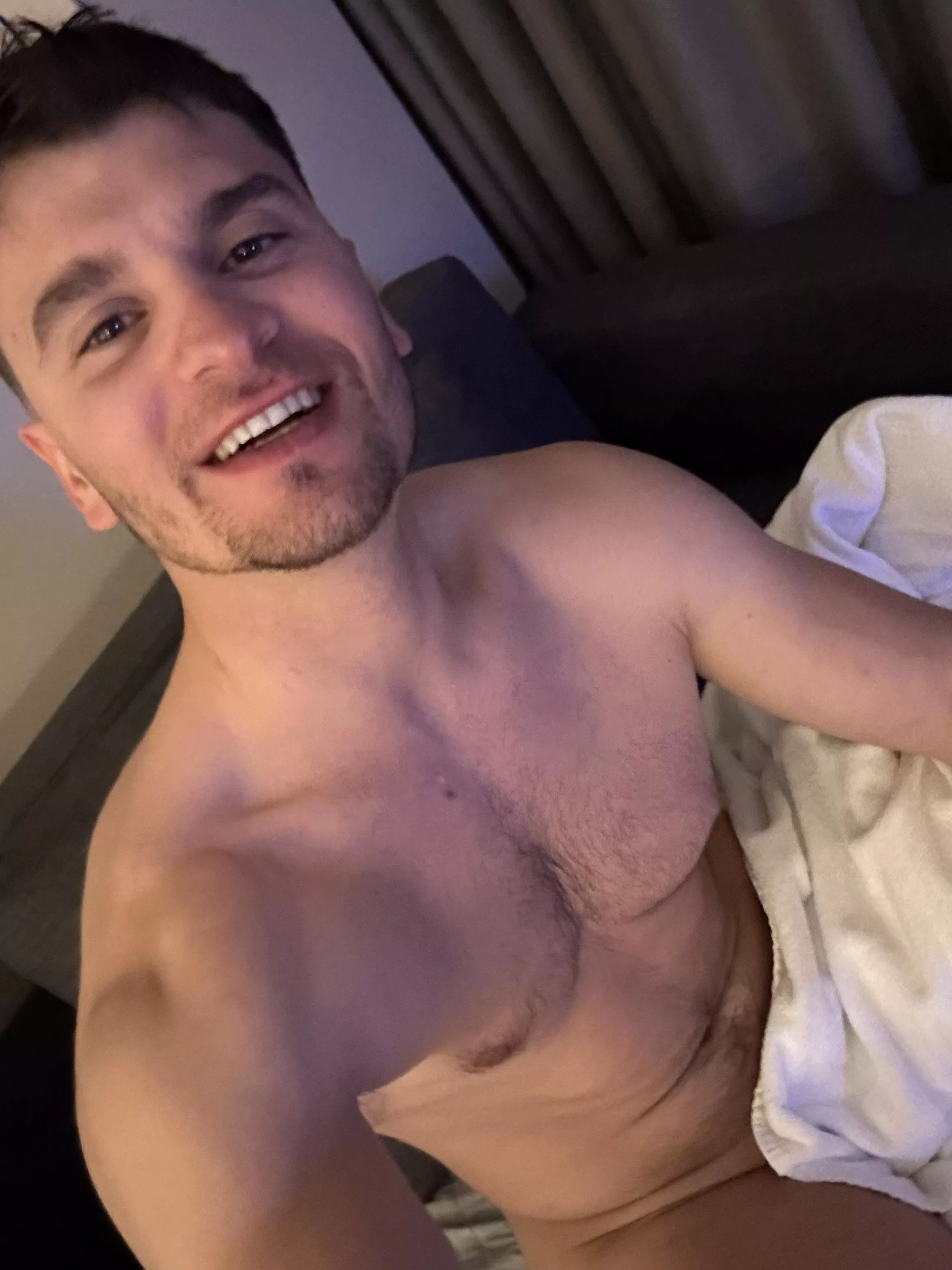 Just help me to take off my towel