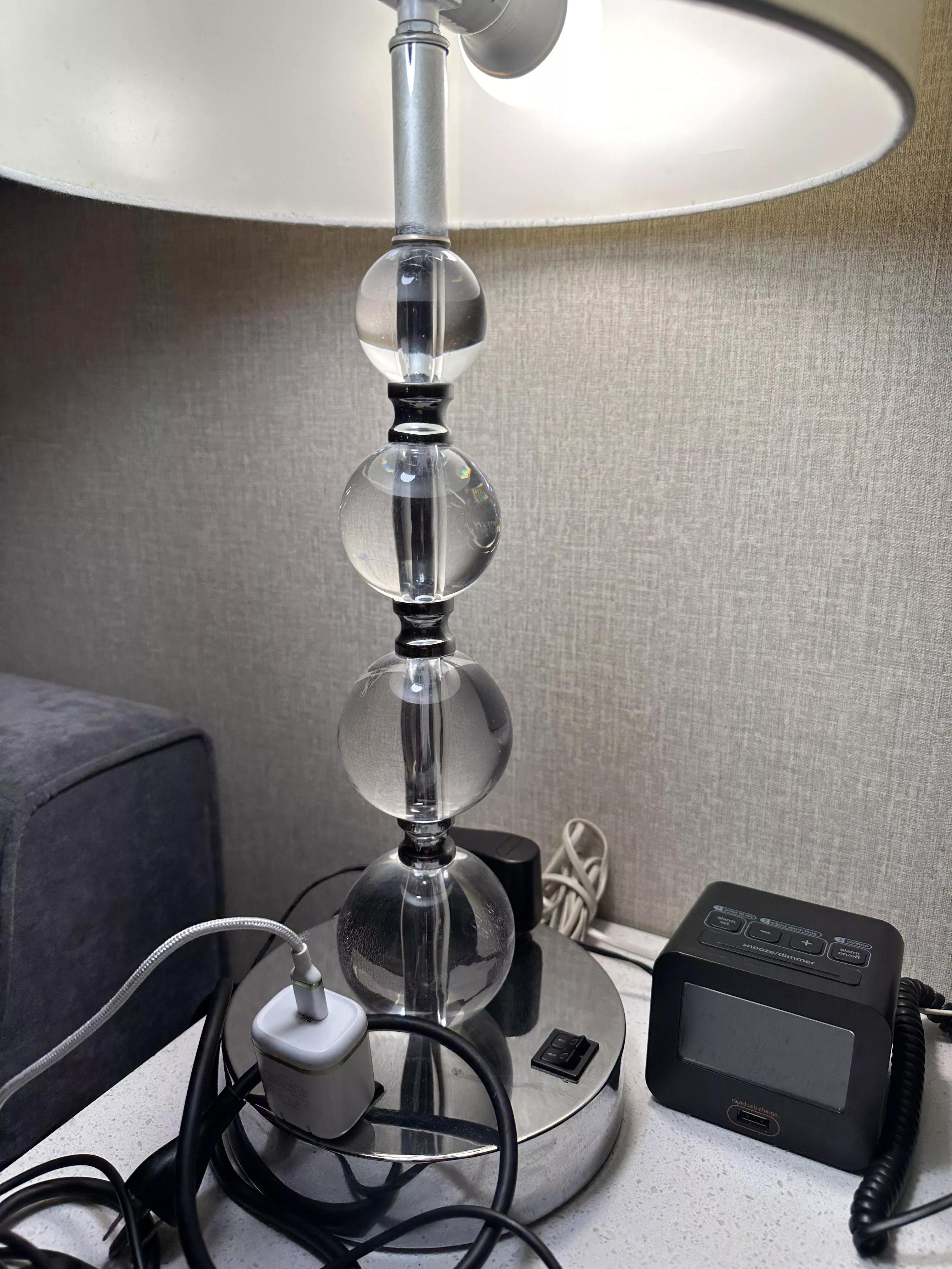 Lamp in hotel