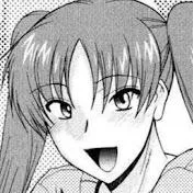 LF Mono Source: 1girl, twintails, long hair, hoddie, face, laughing