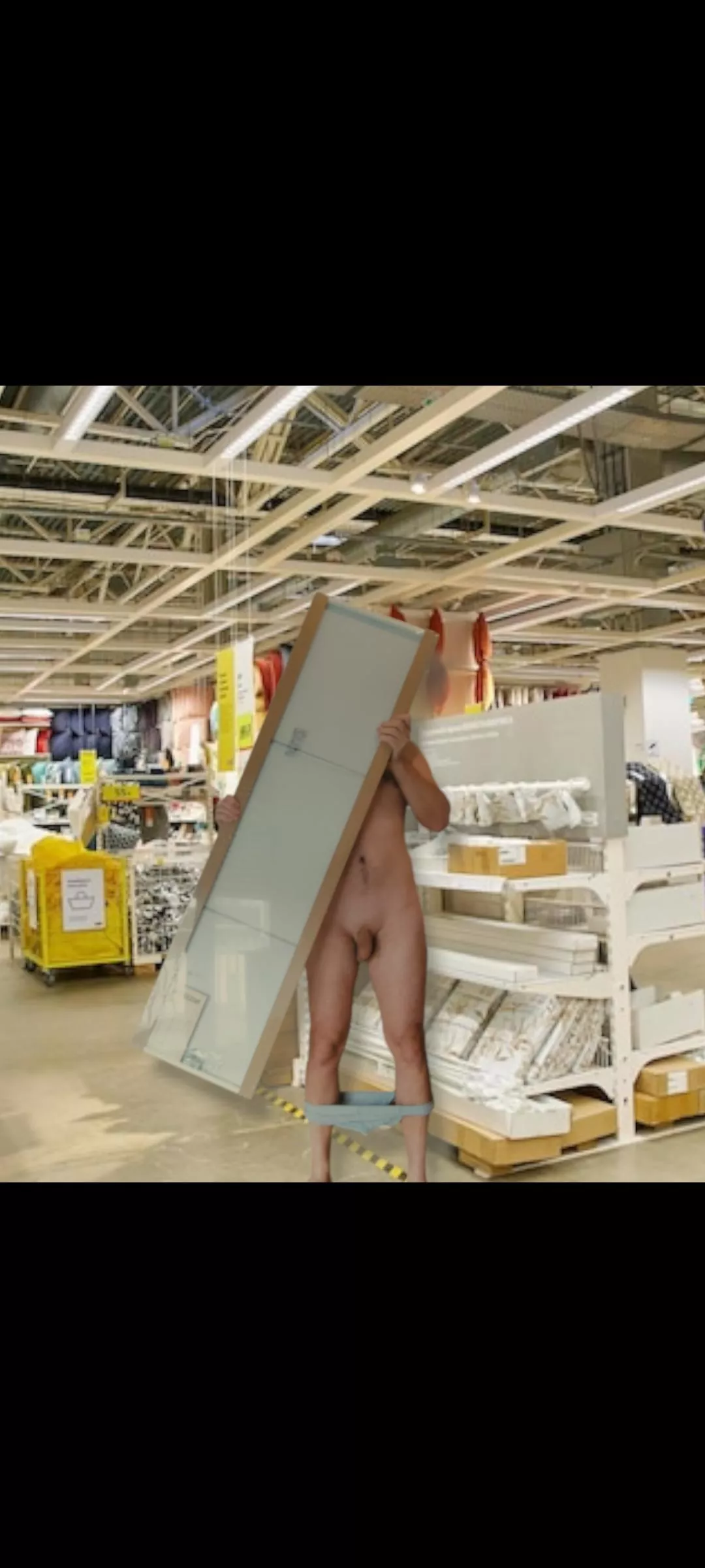m20, did it again, nude at IKEA 