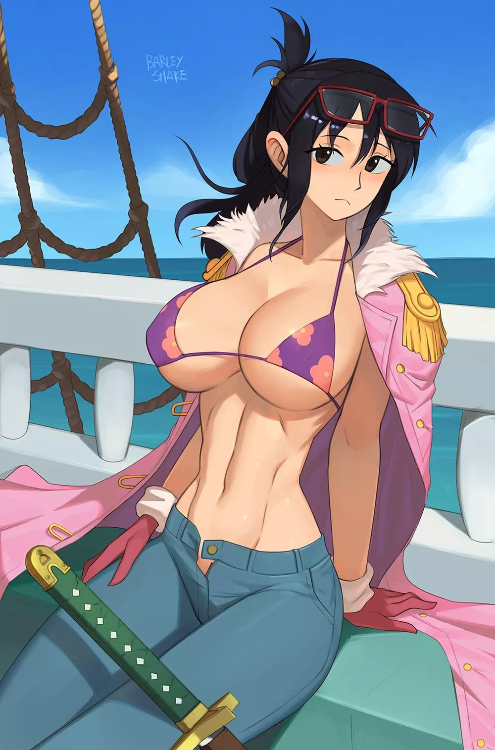 Marine officer Tashigi (Barleyshake) [One Piece]